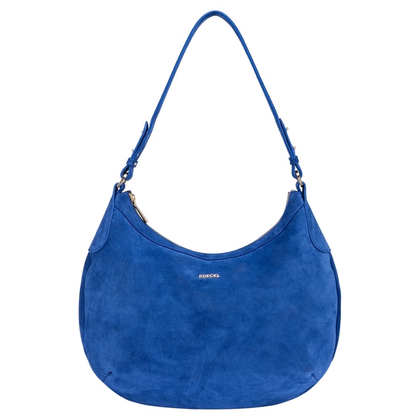 Liberty Schultertasche medium Veloursleder - cobalt