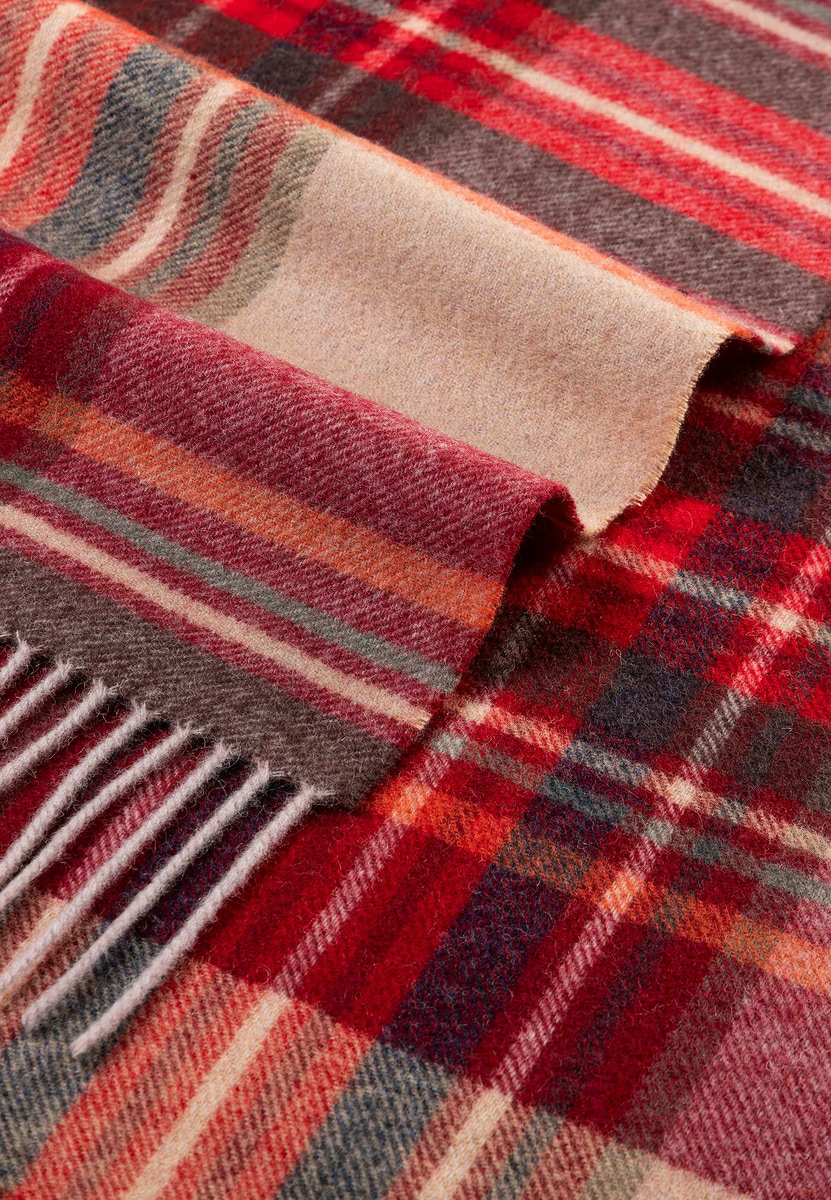 Scottish Tartan Women 30x180 - multi red