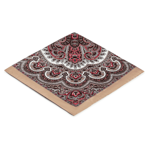 Young Paisley 53 x 53 - multi beige