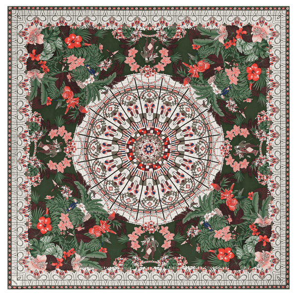 Poetry Dome 140x140 - multi green