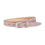Ladies' Velours Belt - powder