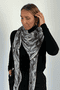 Aesthetic Paisley 140x140 - black/white