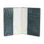 Passport Sleeve Krokopraegung - pine