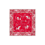 Lucky Elephant 53x53  - multi red