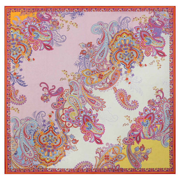 Flower Fusion 130 x 130 - multi lotus