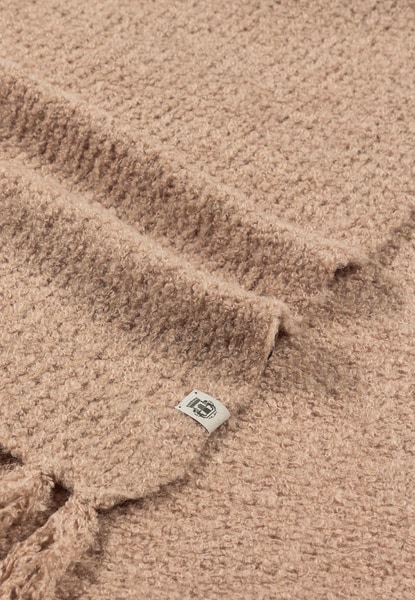Classic Bouclé Schal 35x180 - camel