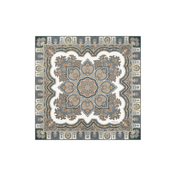 Timeless Paisley 70x70  - multi natural