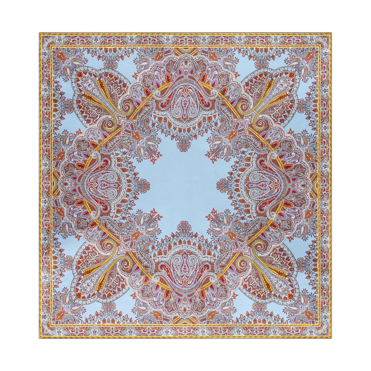 Paisley Reflection 90x90 - multi ciel