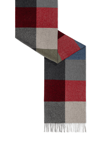 Coloured Squares Women 35x170 - multi grey