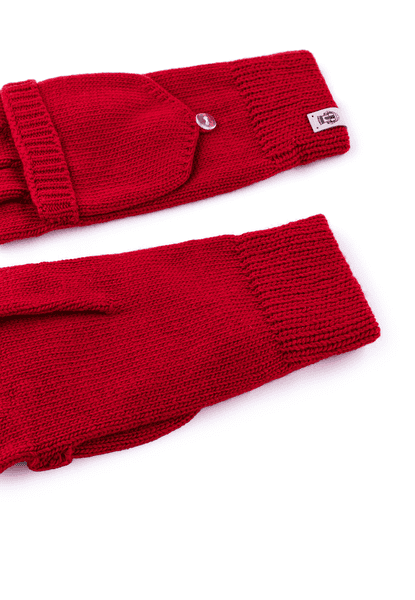 Essentials Kapuzenhandschuhe Basic - red