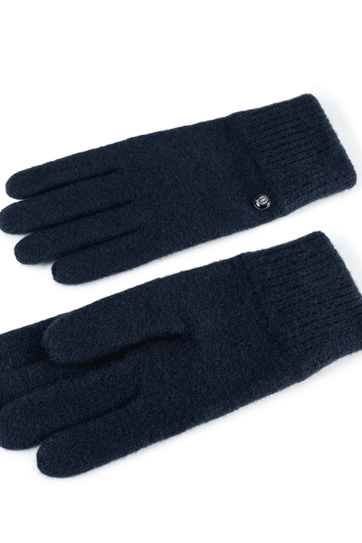 Walkhandschuh mit Kaschmir - navy