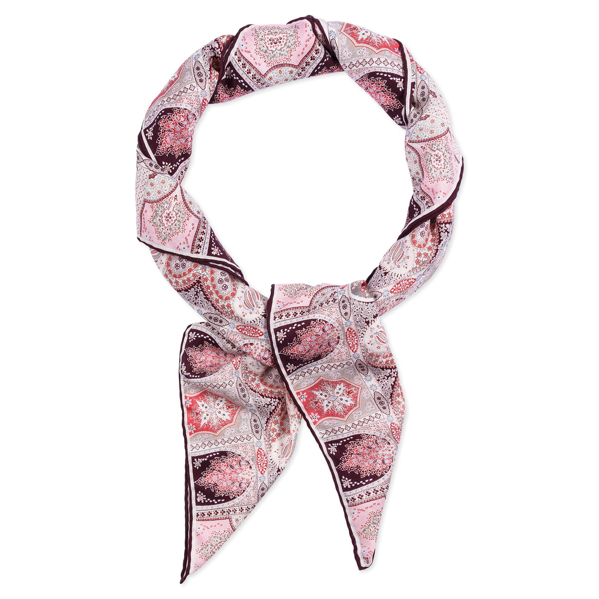 Winter Alhambra Paisley 140x140  - multi wine