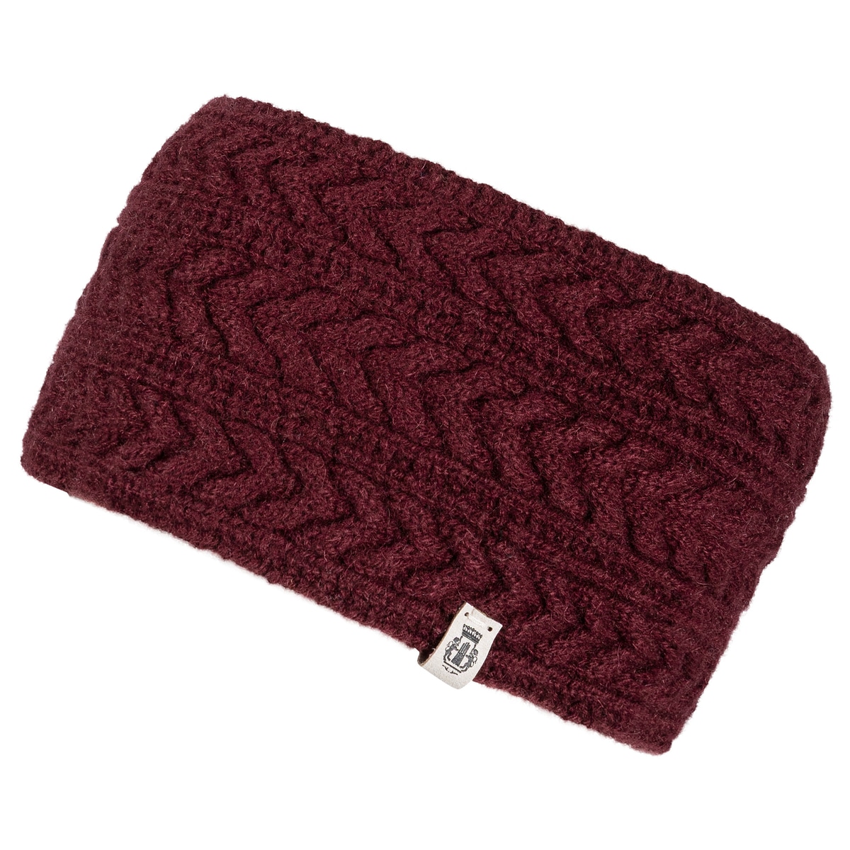 Cashmere Twist Stirnband  - mulberry