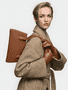Elisa handbag small  - saddlebrown