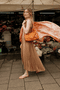 Lily Pattern 142x145 - tangerine