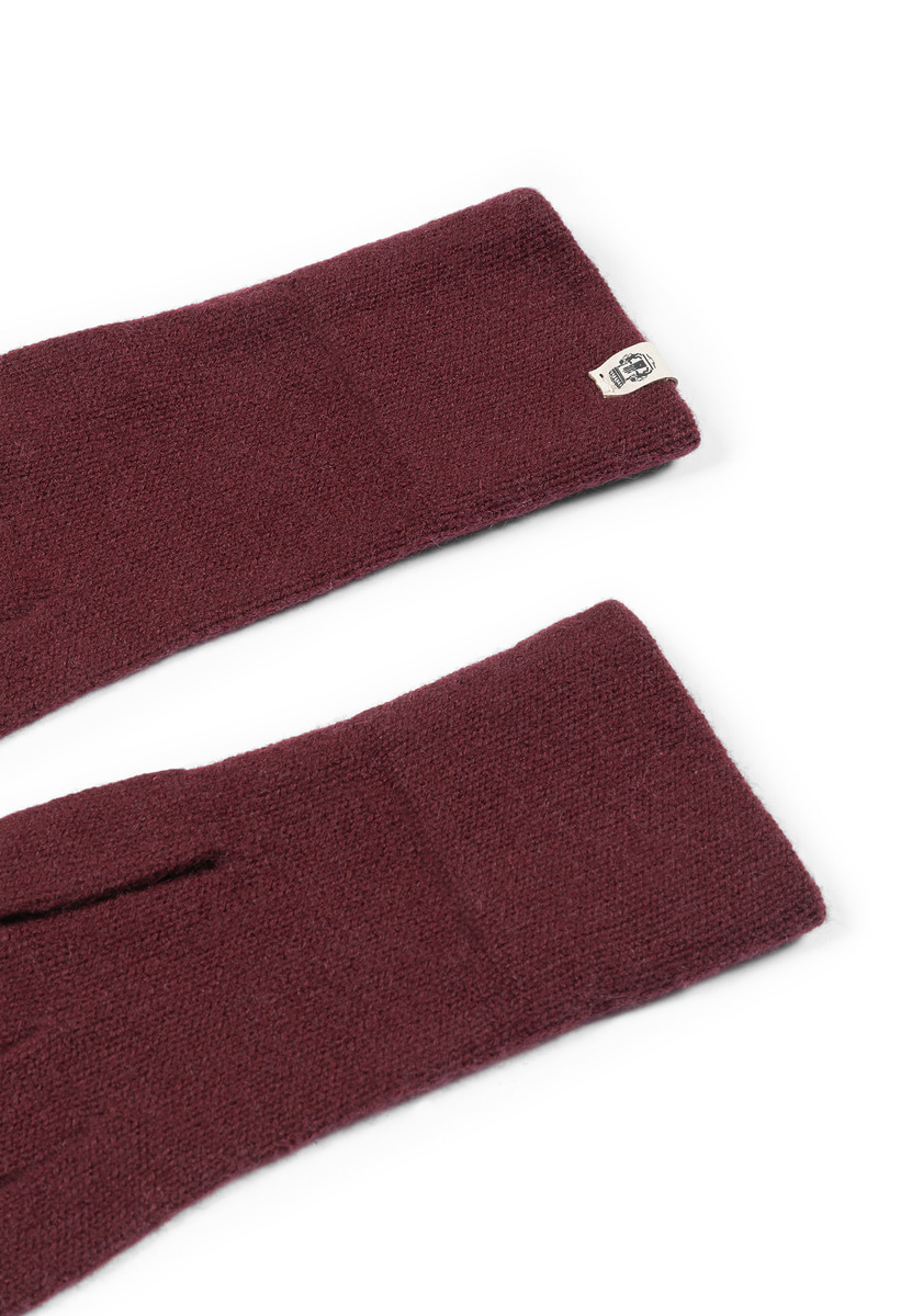 Pure Cashmere Handschuhe  - mulberry