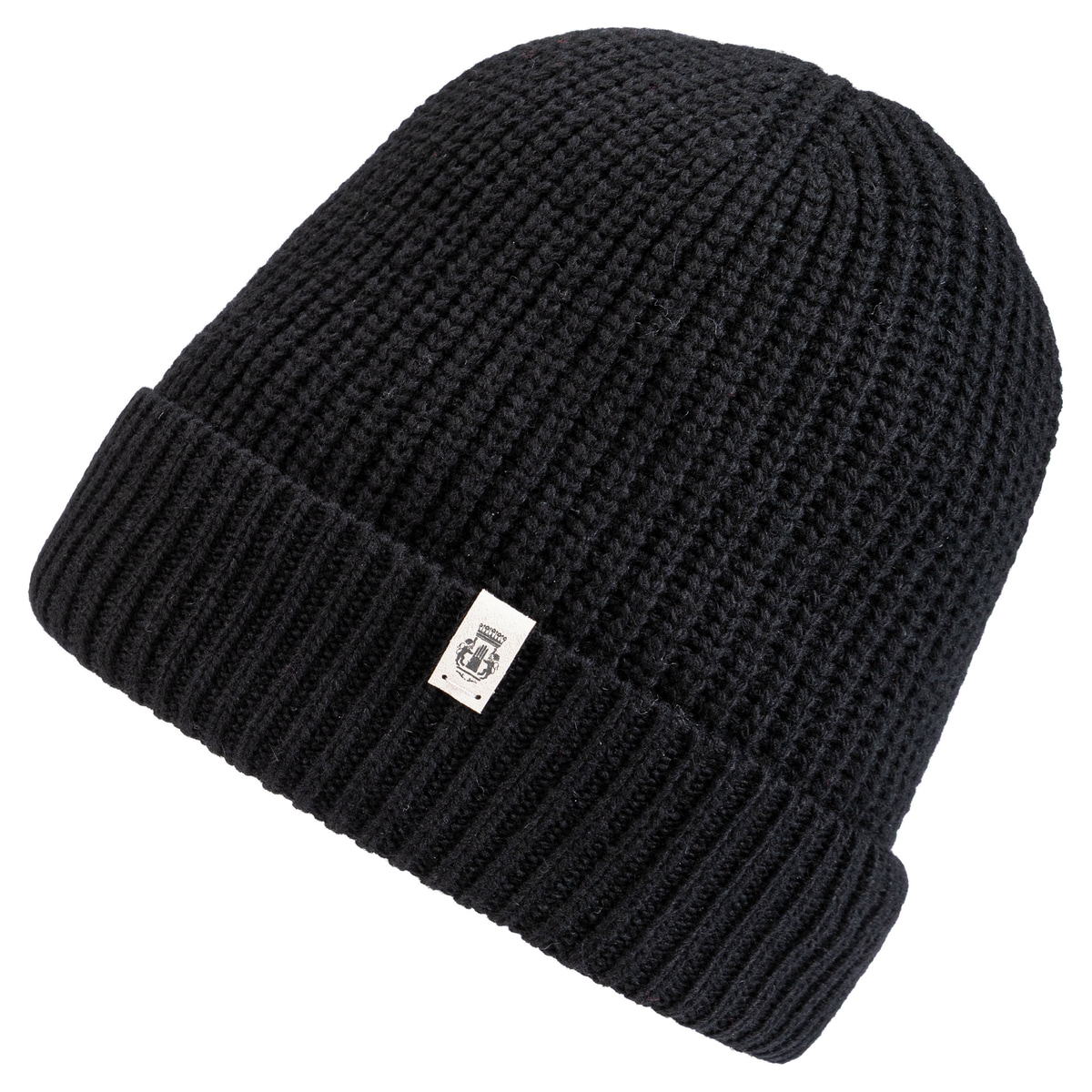 Klassische Strickmütze - black