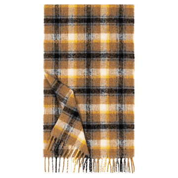 Bold Check 55x180  - multi beige