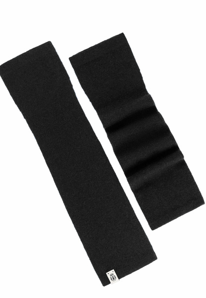 Pure Cashmere Stulpe - black