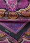 Fine Paisley 53x53  - multi pink