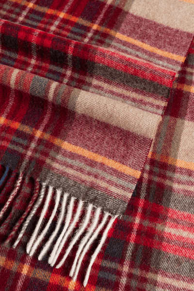 Scottish Tartan Men 30x180 - multi red