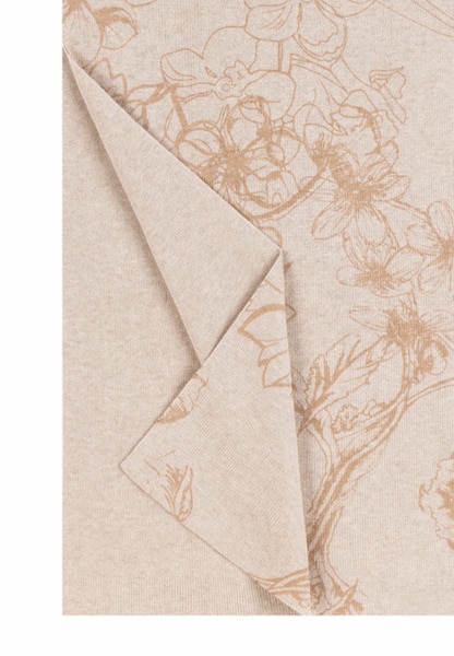Summer Flower Schal 30 x 180 - almond