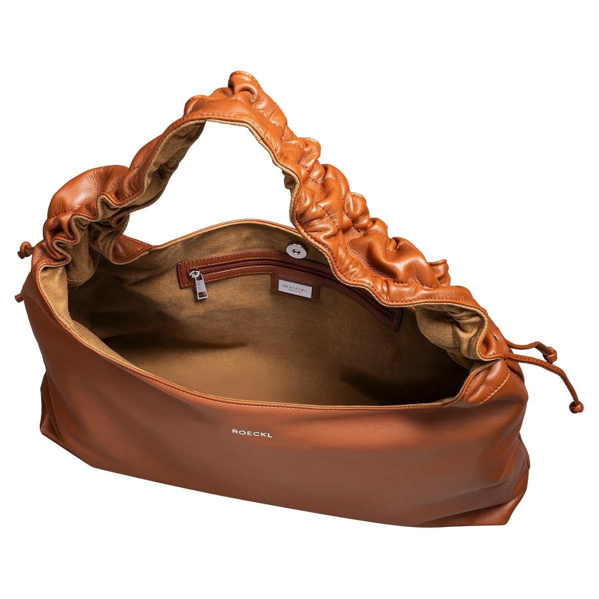 Seoul shoulder bag medium  - saddlebrown