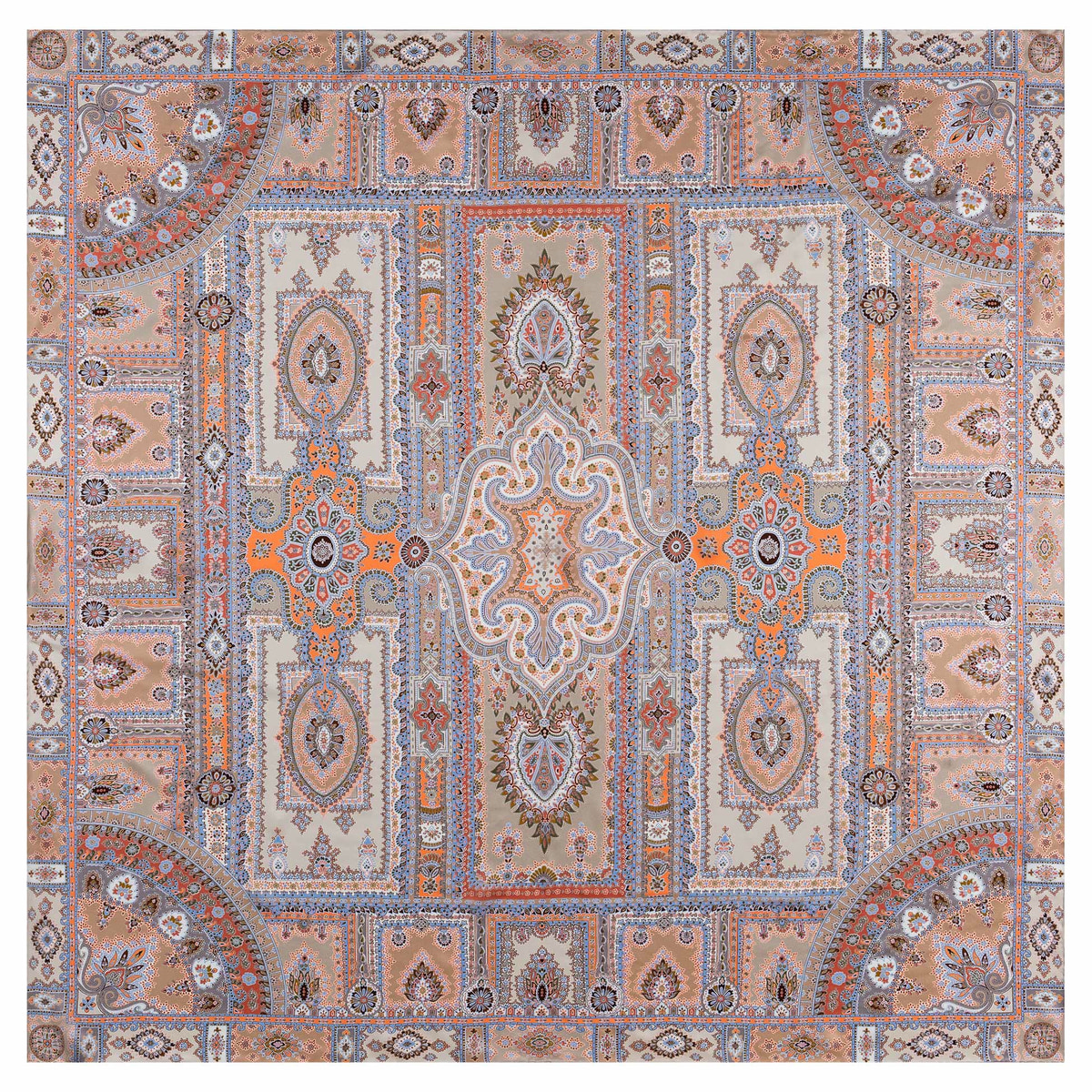 Framework Paisley 140x140 - multi cashmere