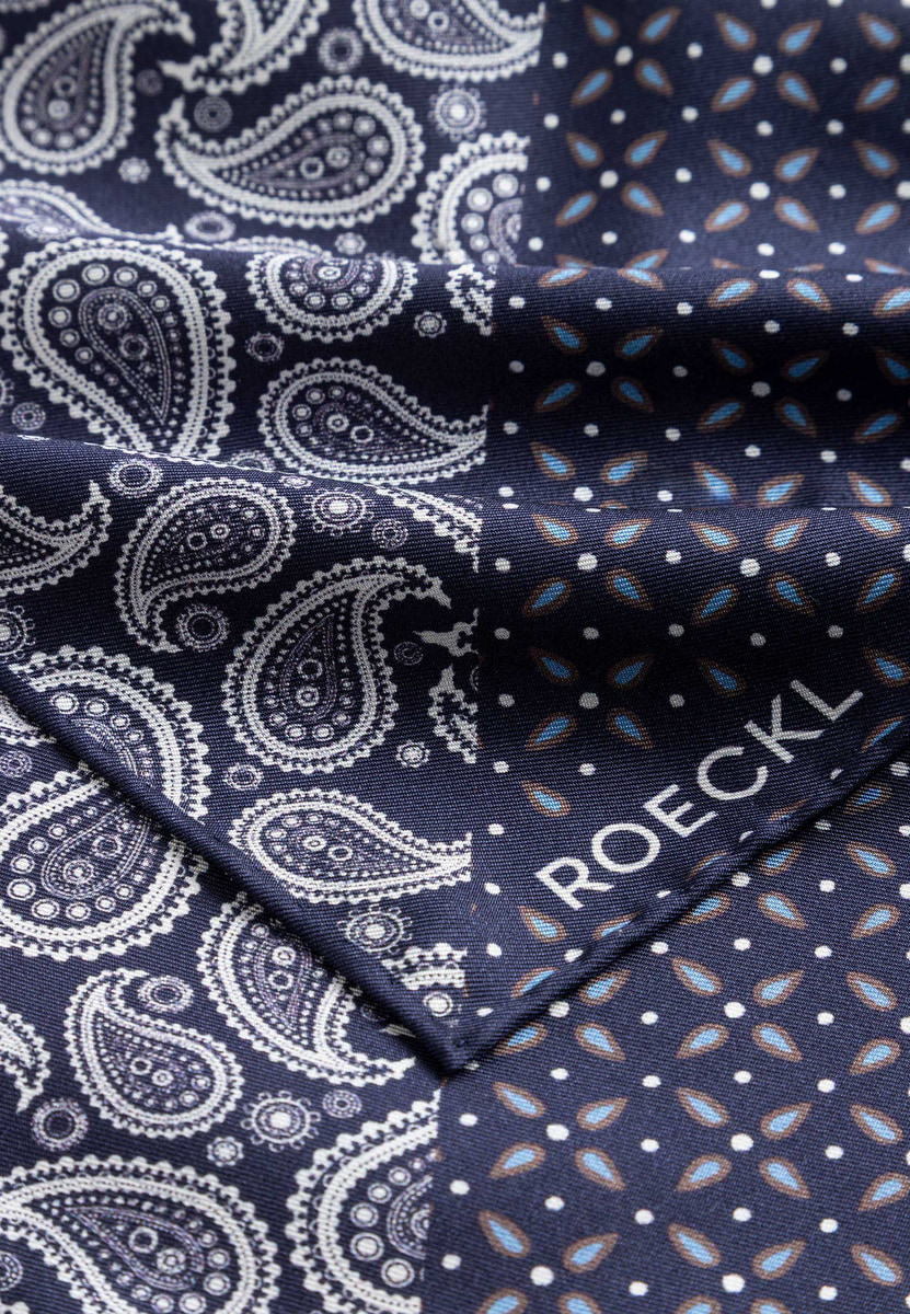 Gentleman´s Poket Square 30x30  - multi navy