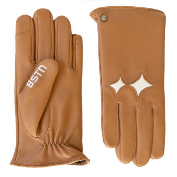 BSTN men gloves Touch - hazelnut