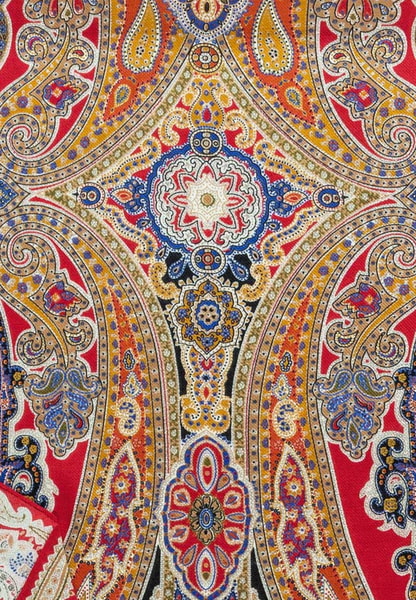 Harfen Paisley 70x170 - multi red
