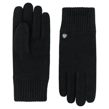 Walkhandschuh mit Kaschmir - black