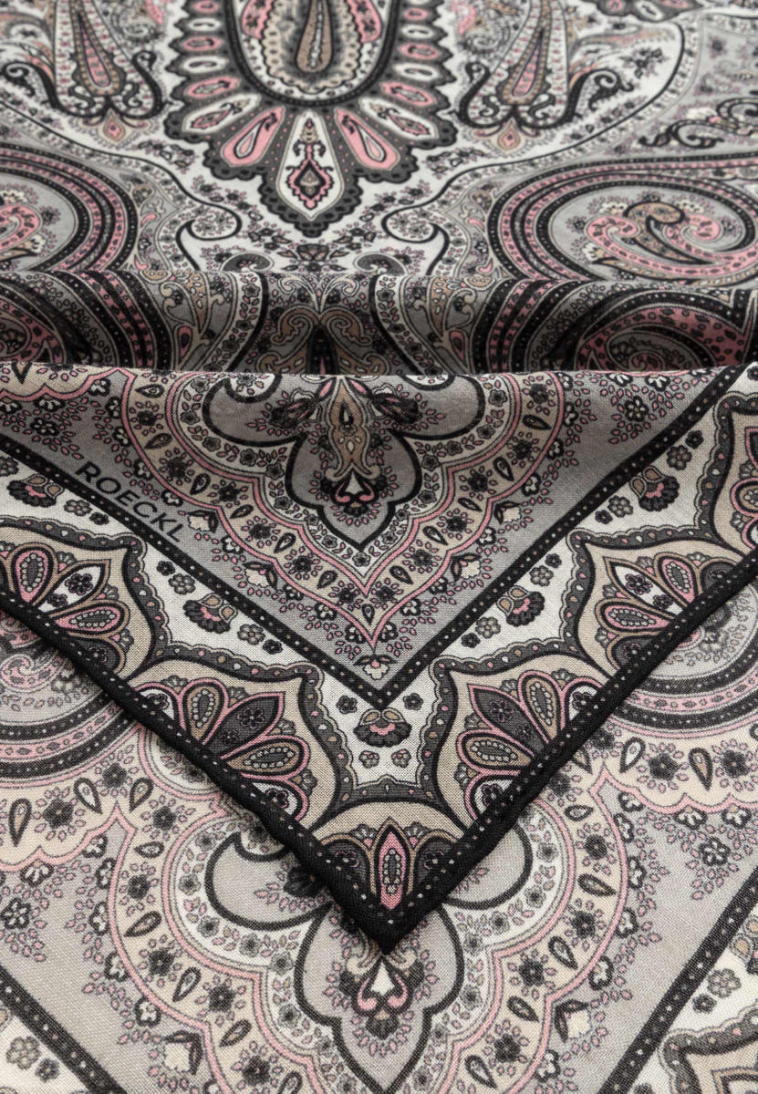 Enchanted Paisley 140x140 - multi natural