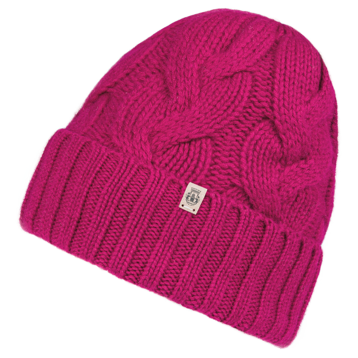 Braided Cashmere Muetze - berry im ROECKL Online Shop