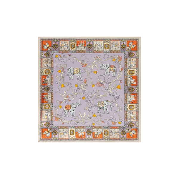 Lucky Elephant 53x53 - multi natural