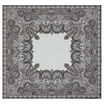 Enchanted Paisley 140x140 - multi natural