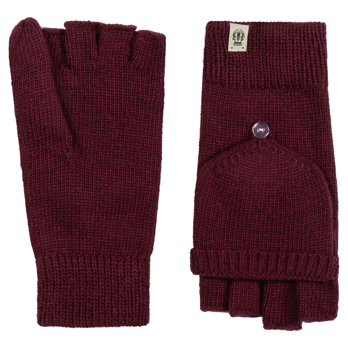 Essentials Kapuzenhandschuhe Basic - wine