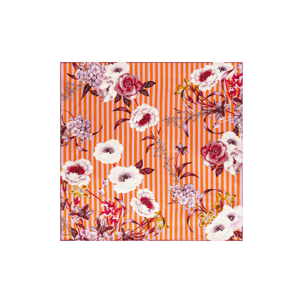 Blossoming Stripes 53x53 - multi sunset