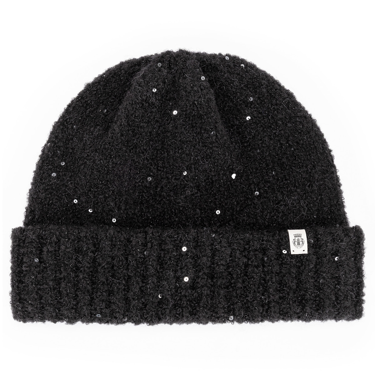 Winter Sparkle Mütze  - black