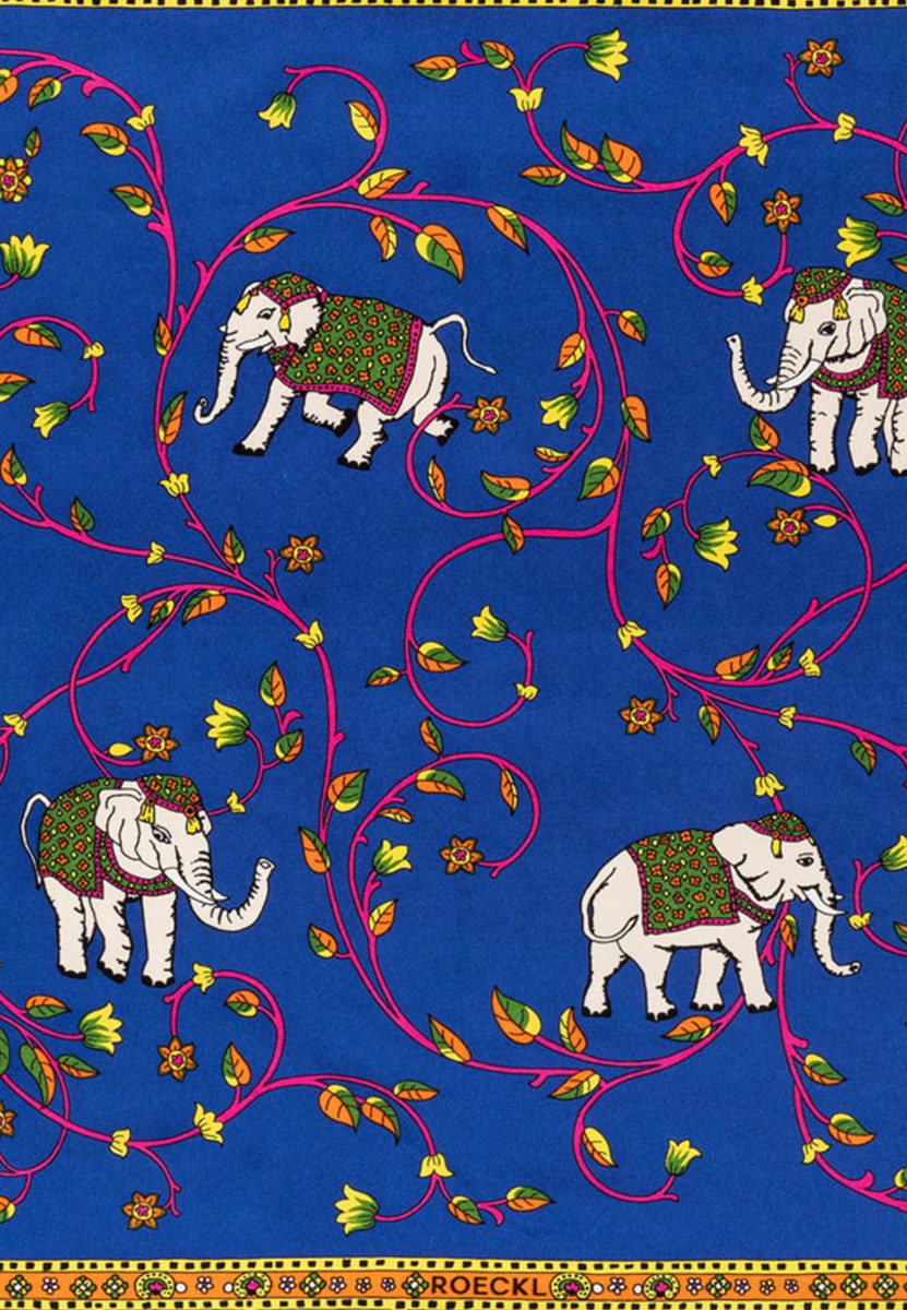Elephant Garden 53x53 - multi royal
