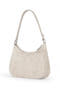 Cleo small Croco silver  - desert