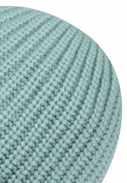 Pure Cashmere Umschlagmuetze - opal