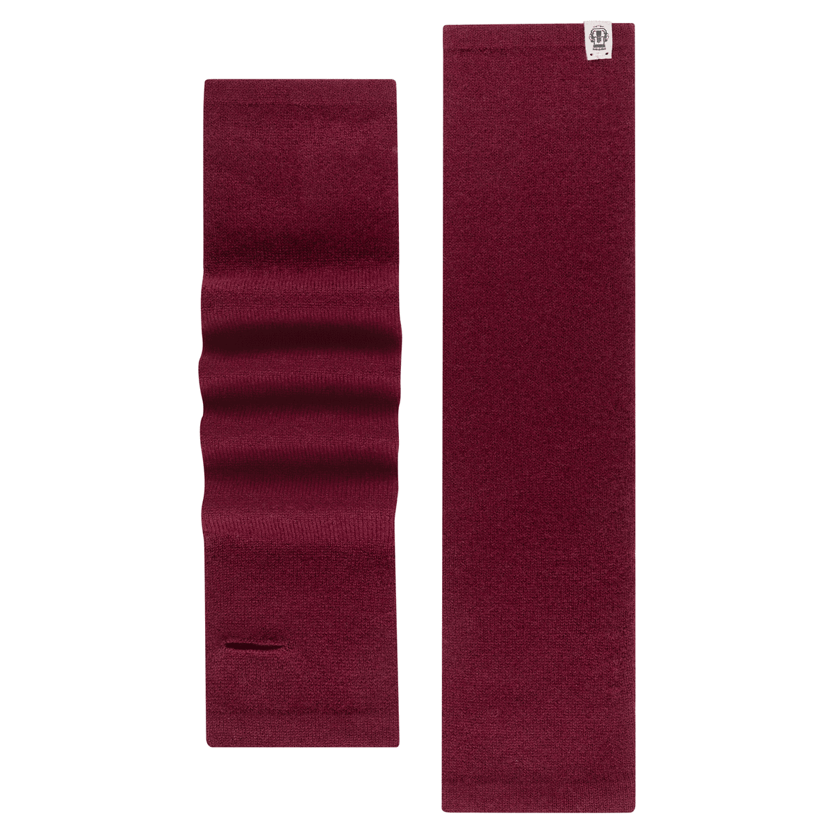 Pure Cashmere Stulpe - burgundy