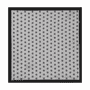 Tie Flower 33x33 - silver/black