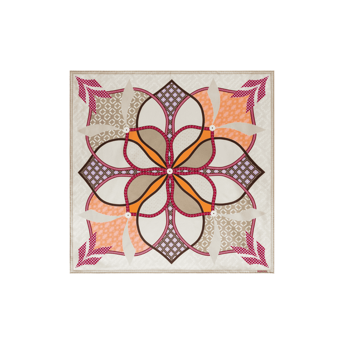 Flower Mandala 53x53 - multi pearl