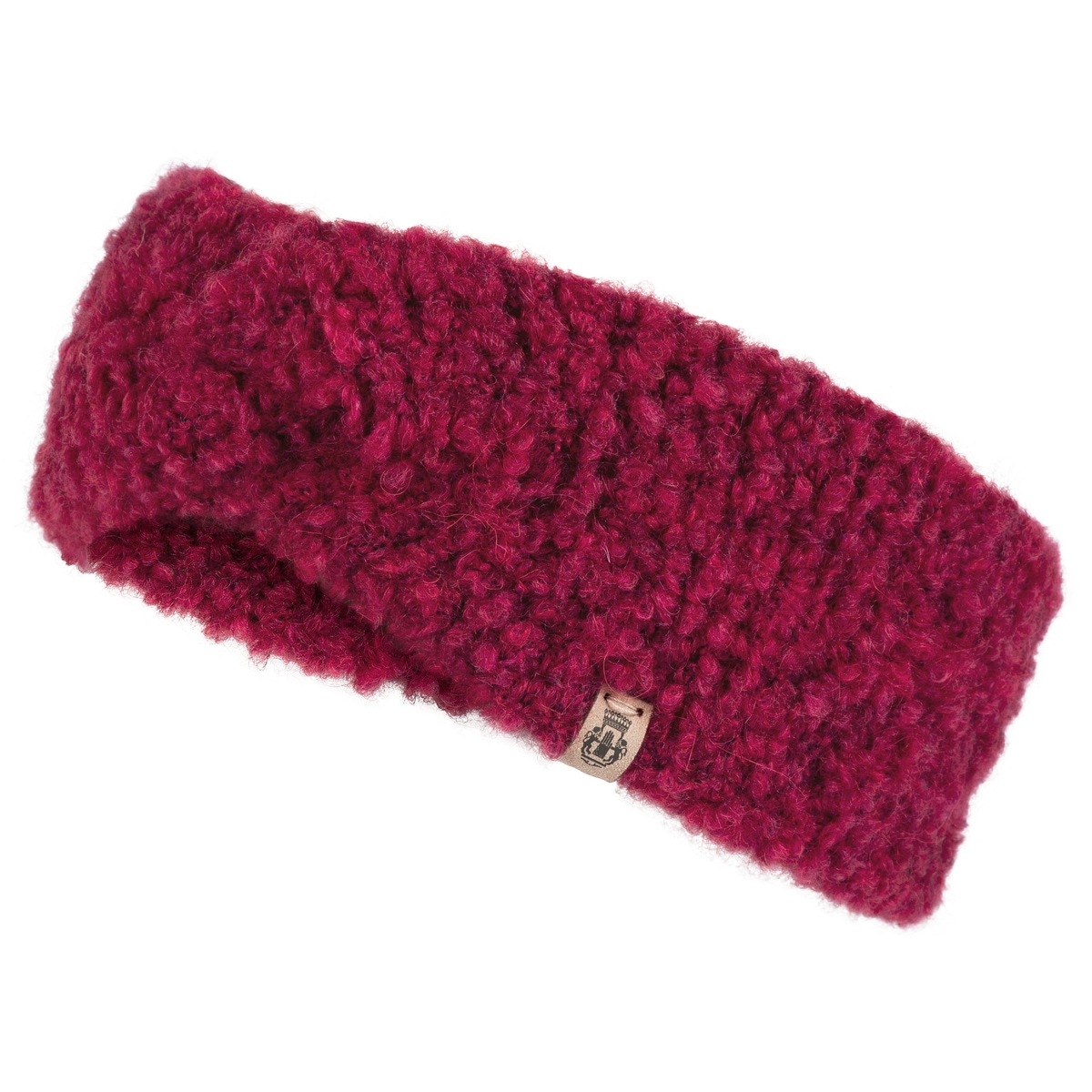 Snowflake Boucle Stirnband  - berry