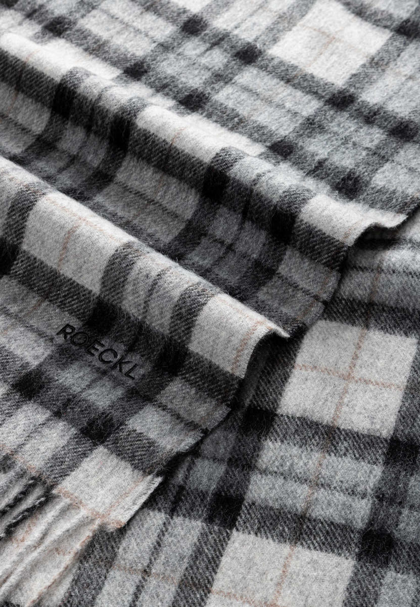Stripe Tartan 40x180 - black/grey
