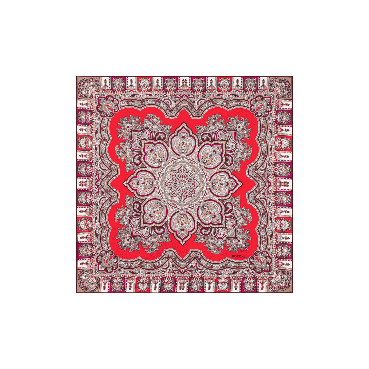 Timeless Paisley 70x70 - multi red