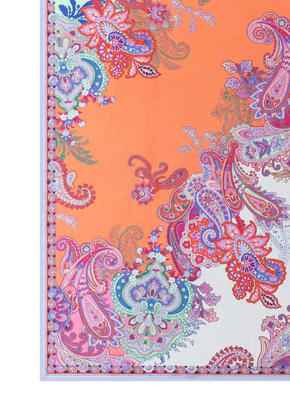 Flower Fusion 130 x 130 - multi flamingo