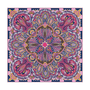 Funny Paisley 90x90 - multi berry